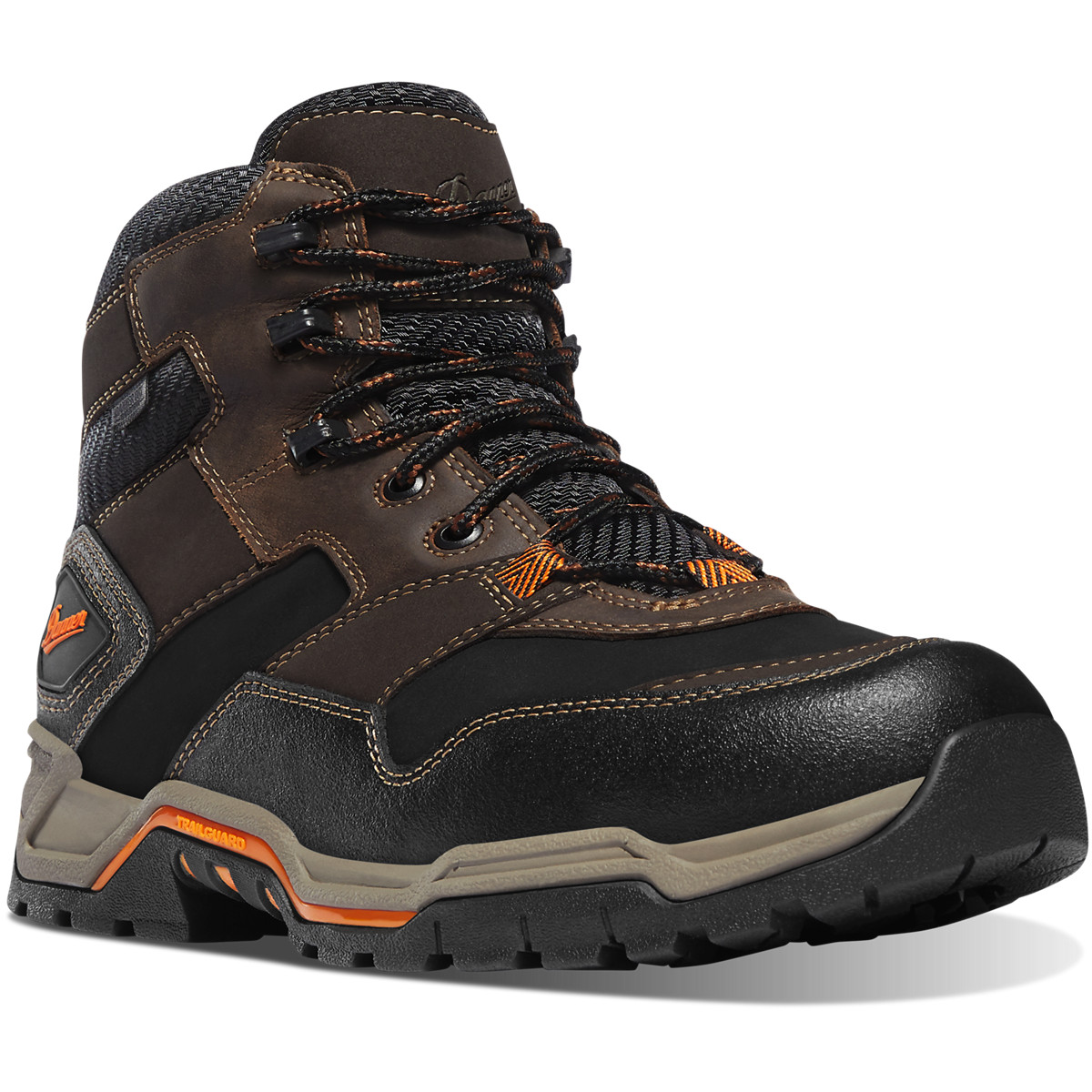 Danner Mens Field Ranger Work Boots Dark Brown/Black - URX153297